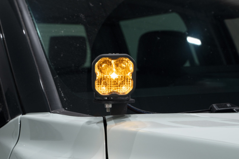 Toyota Tundra LED Light Pods - Diode Dynamics - SS3 Sport Stage Series Ditch Light Kit - Yellow - `22-`27